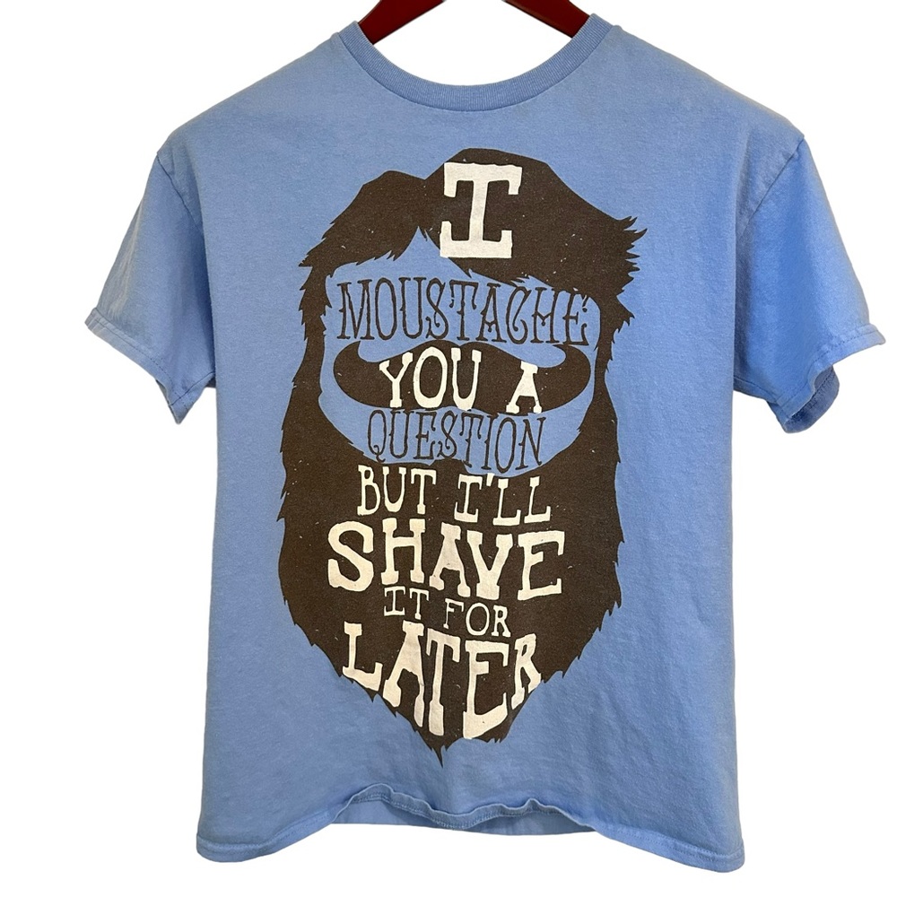 Mustache Tee M